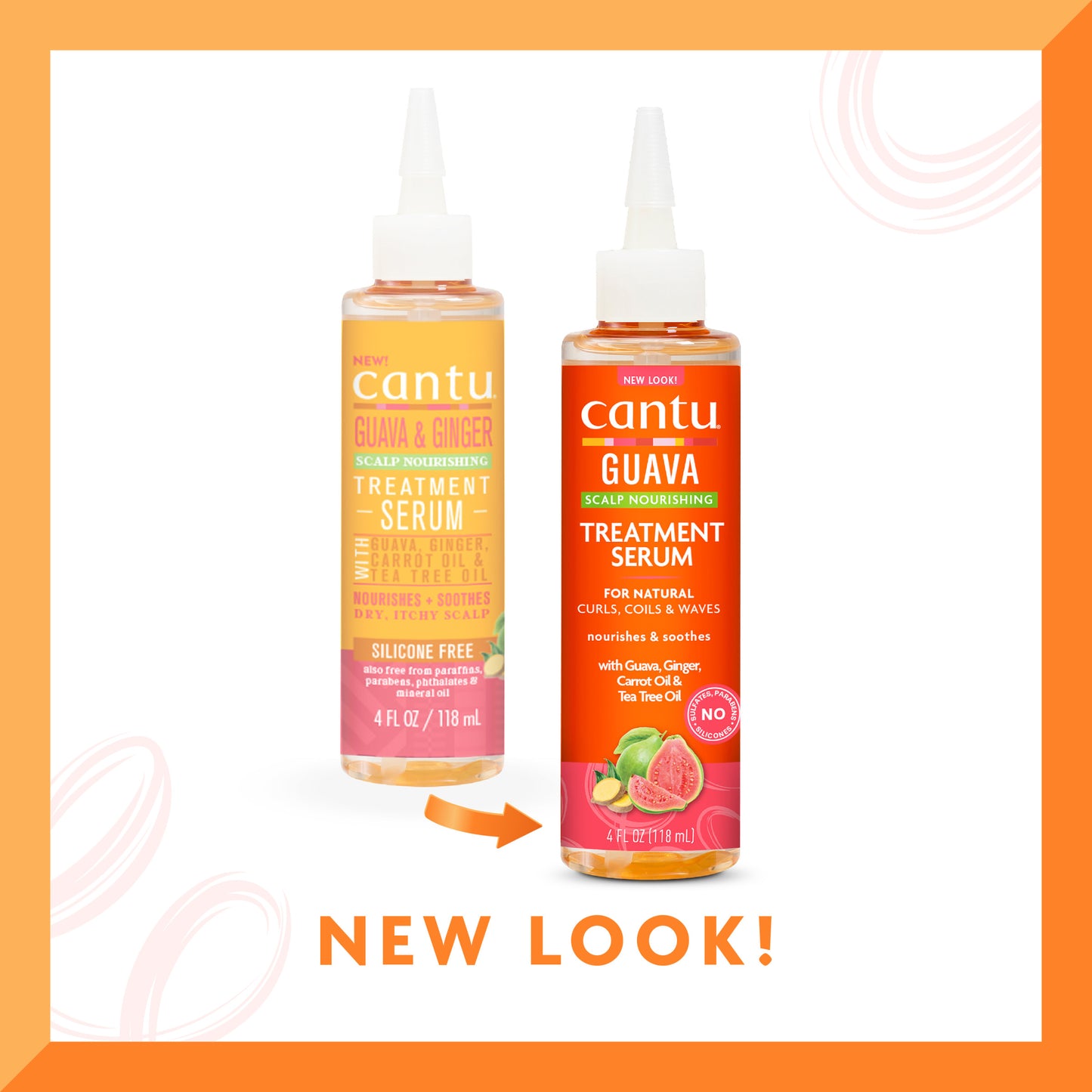 Cantu Guava & Ginger, Scalp Nourishing Treatment Serum, 4 fl oz (118 ml)