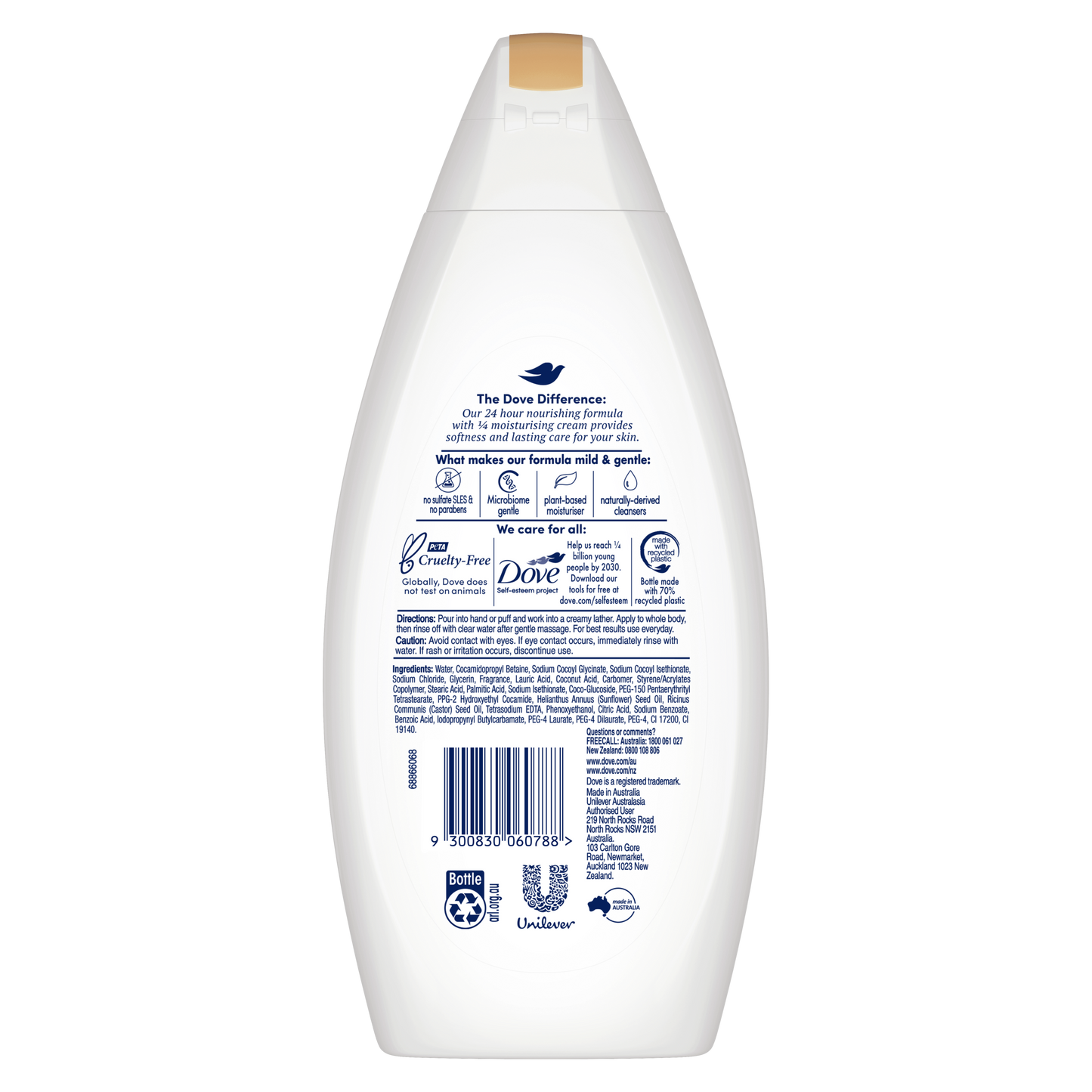 Dove Restoring Care Body Wash 500ml