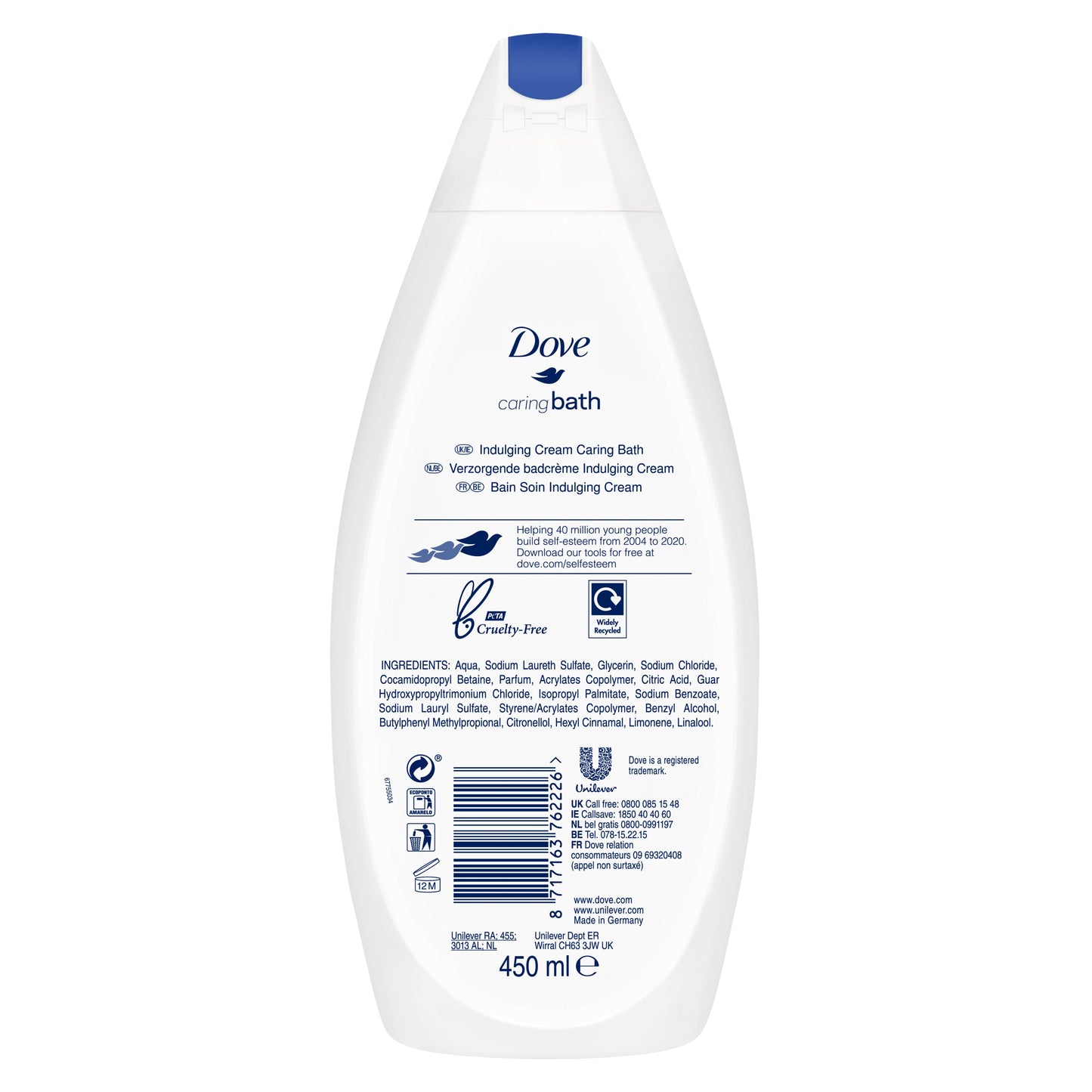 Dove Cream Bath 500ml Indulging 500ML