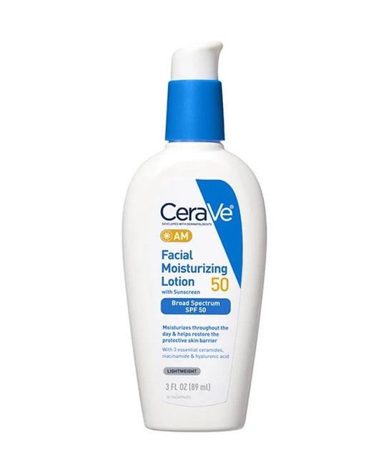 CeraVe AM Facial Moisturising Lotion 52ml SPF50