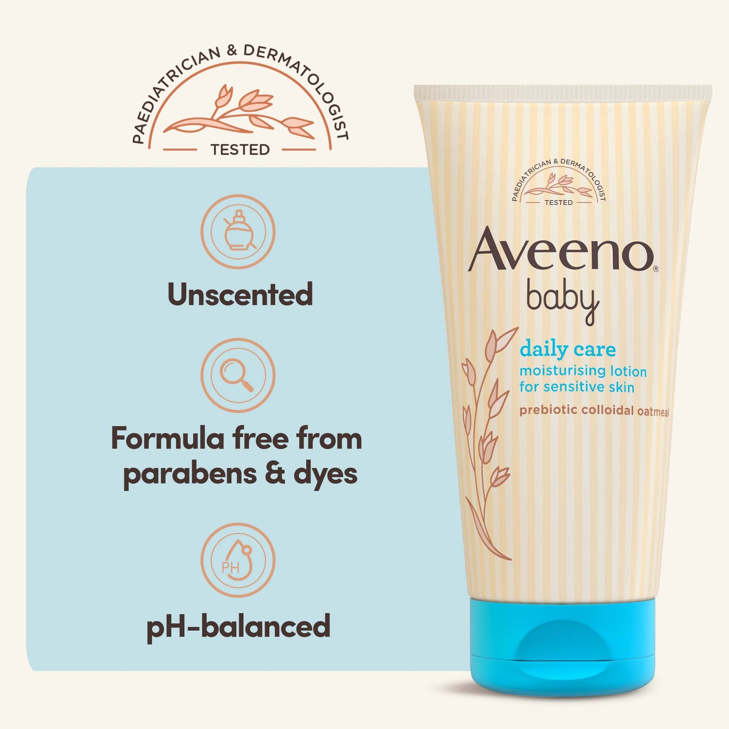 Aveeno baby daily care moisturising lotion for Sensitive Skin 150 ML